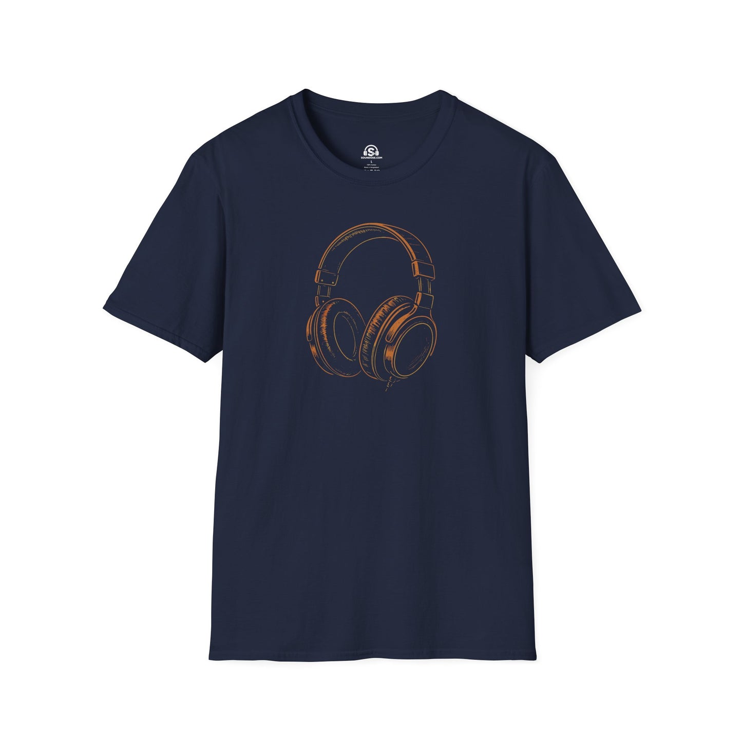 Headphones Illustration T-Shirt