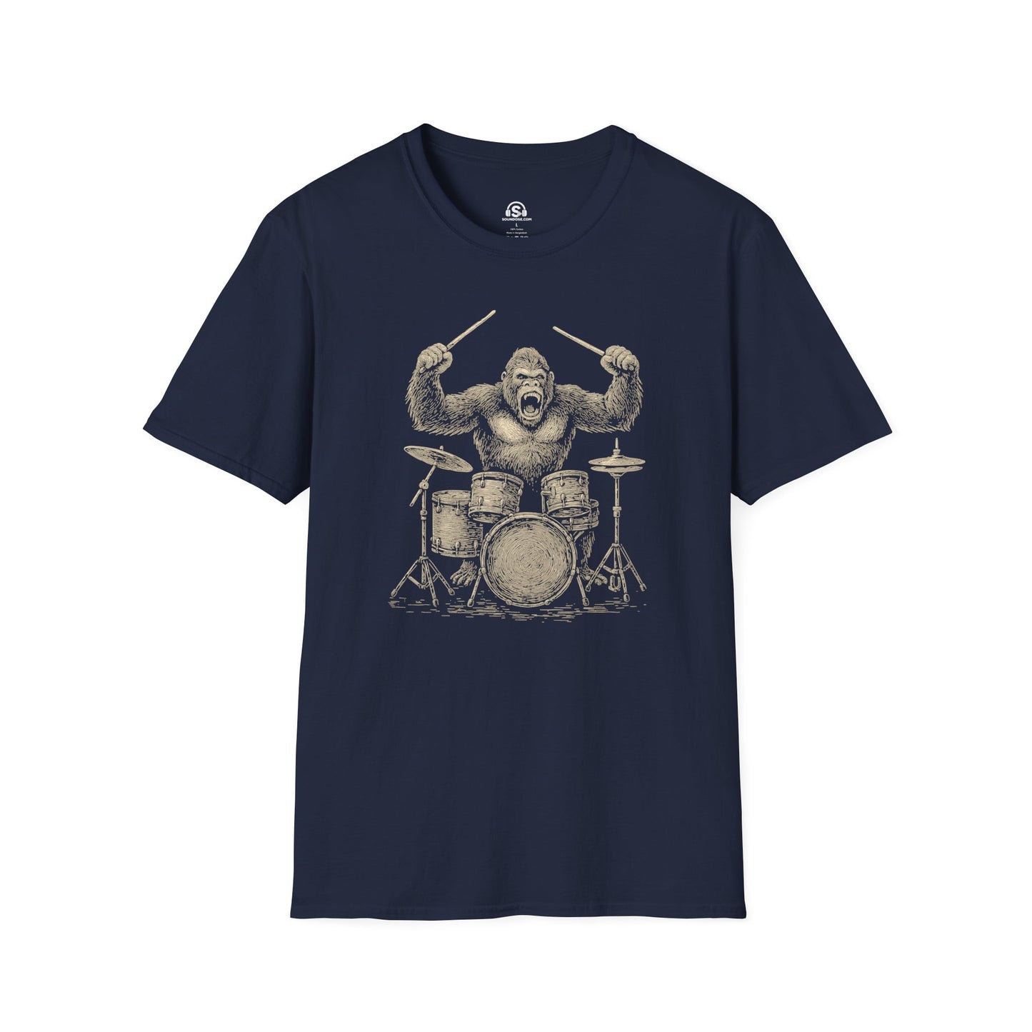Gorilla Drummer T-Shirt