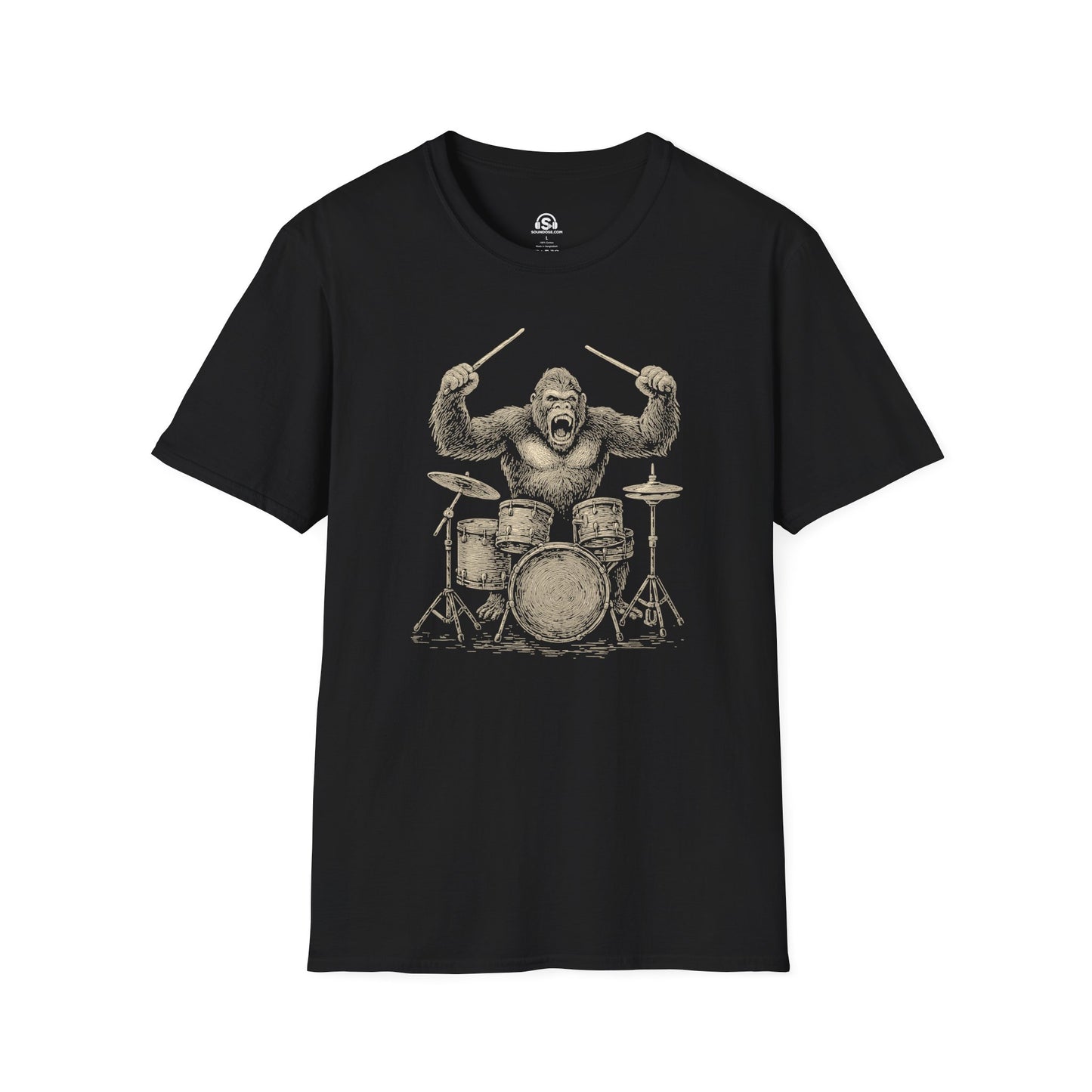 Gorilla Drummer T-Shirt