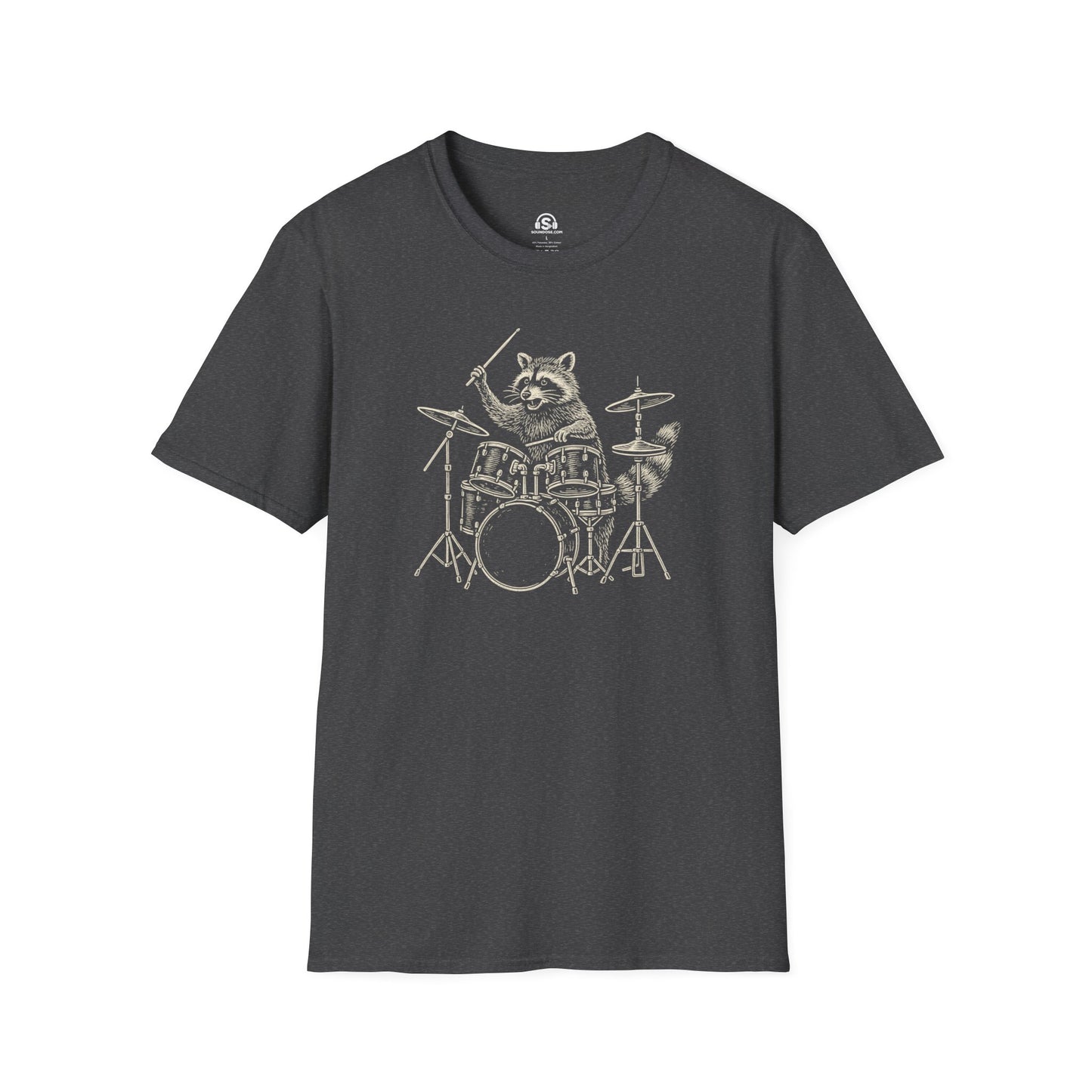 Raccoon Drummer T-Shirt