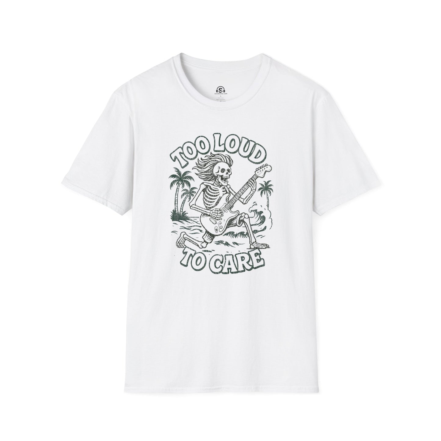 Loud Summer T-Shirt – White front view