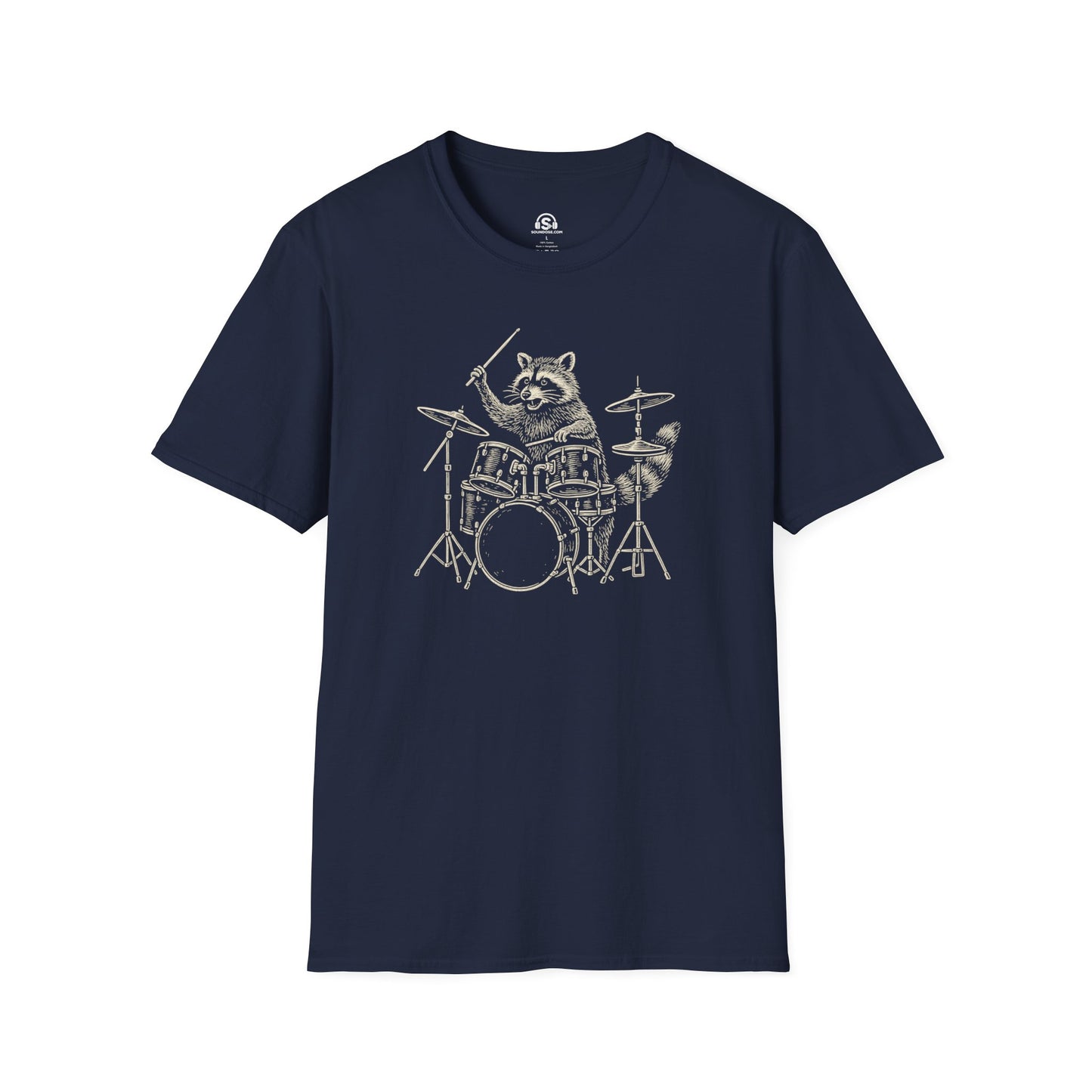 Raccoon Drummer T-Shirt