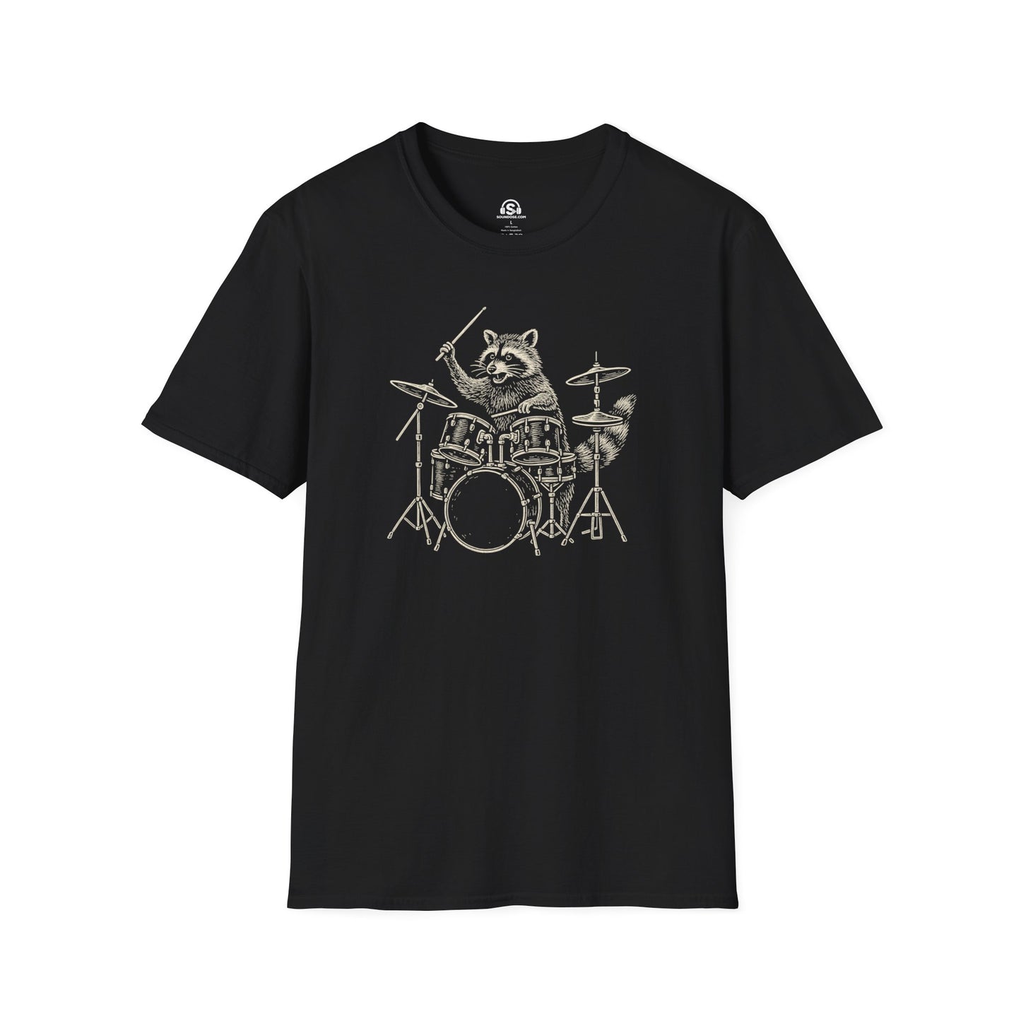 Raccoon Drummer T-Shirt