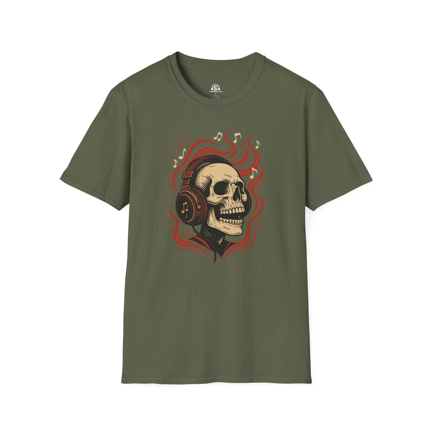 Skull Headphones T-Shirt