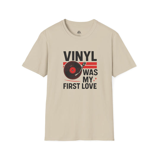 First Love T-Shirt – Sand front view