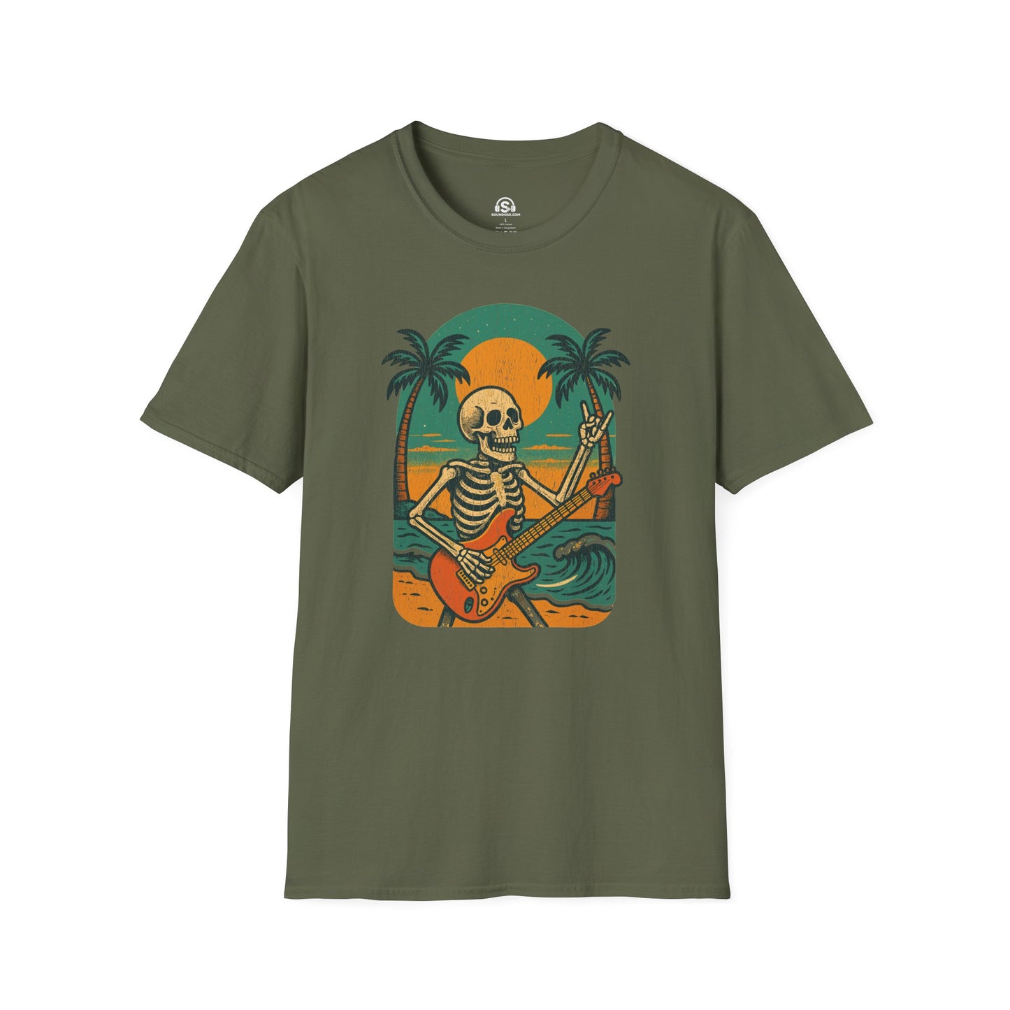 Skeleton Guitar T-Shirt
