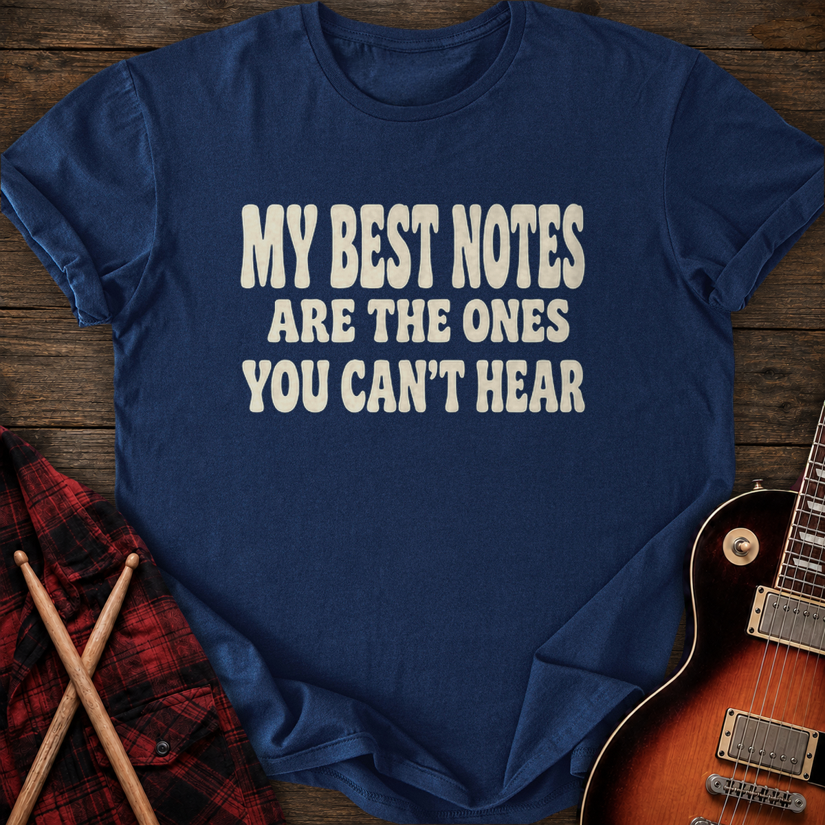 SOUNDOSE Best Notes T-Shirt — Navy t-shirt