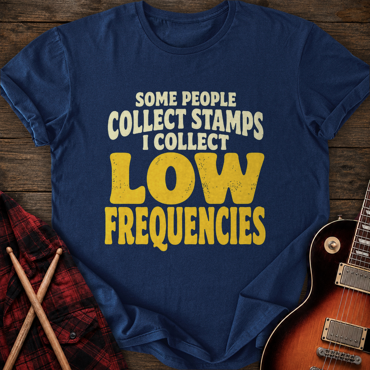 SOUNDOSE Collect Low T-Shirt — Navy t-shirt