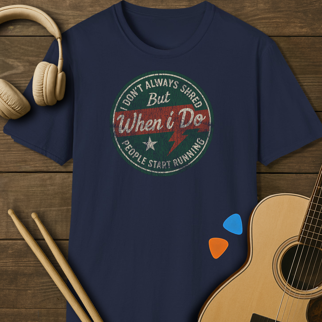 SOUNDOSE Dont Shread T-Shirt — Navy t-shirt