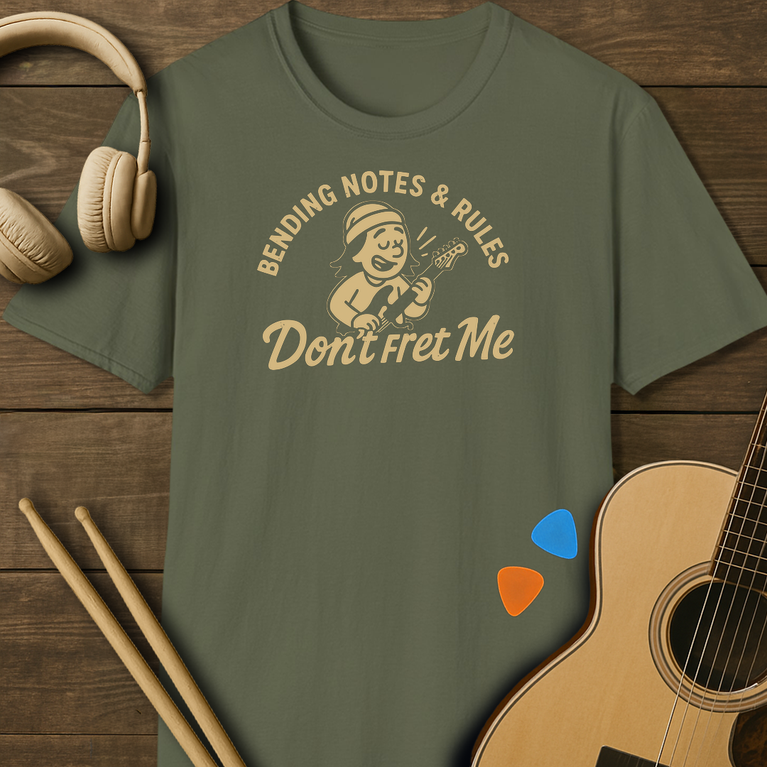 SOUNDOSE Fret Me T-Shirt — Military Green t-shirt