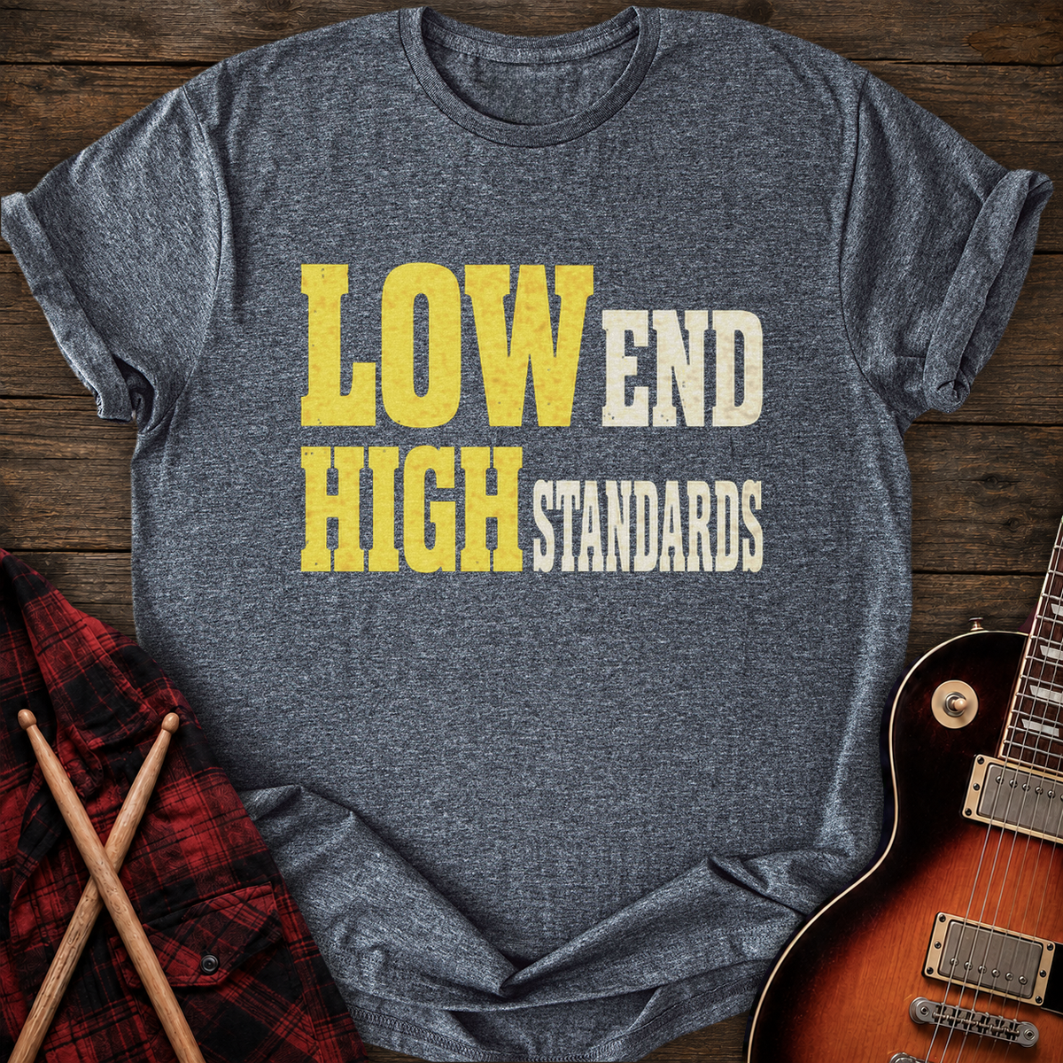 SOUNDOSE High Standards T-Shirt — Dark Heather t-shirt