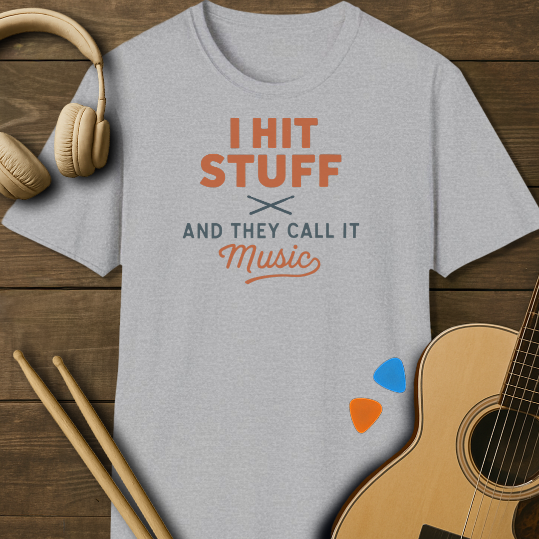 SOUNDOSE Hit Stuff T-Shirt — Sport Grey t-shirt