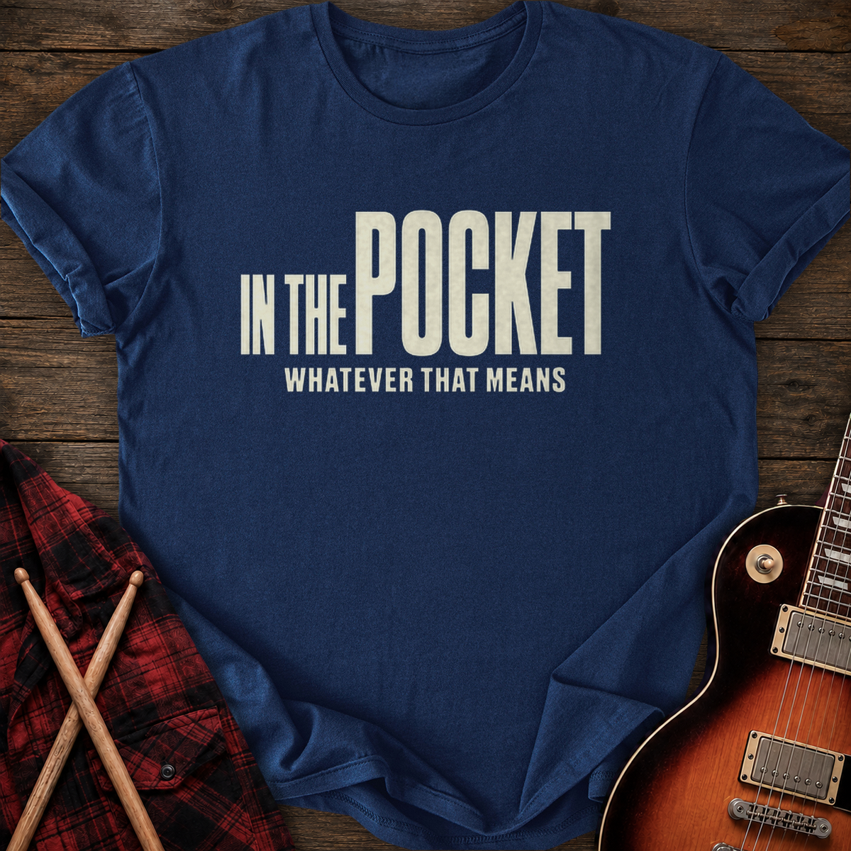 SOUNDOSE In The Pocket T-Shirt — Navy t-shirt