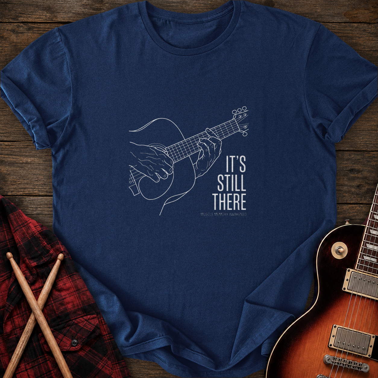 SOUNDOSE Muscle Memory T-Shirt — Navy t-shirt