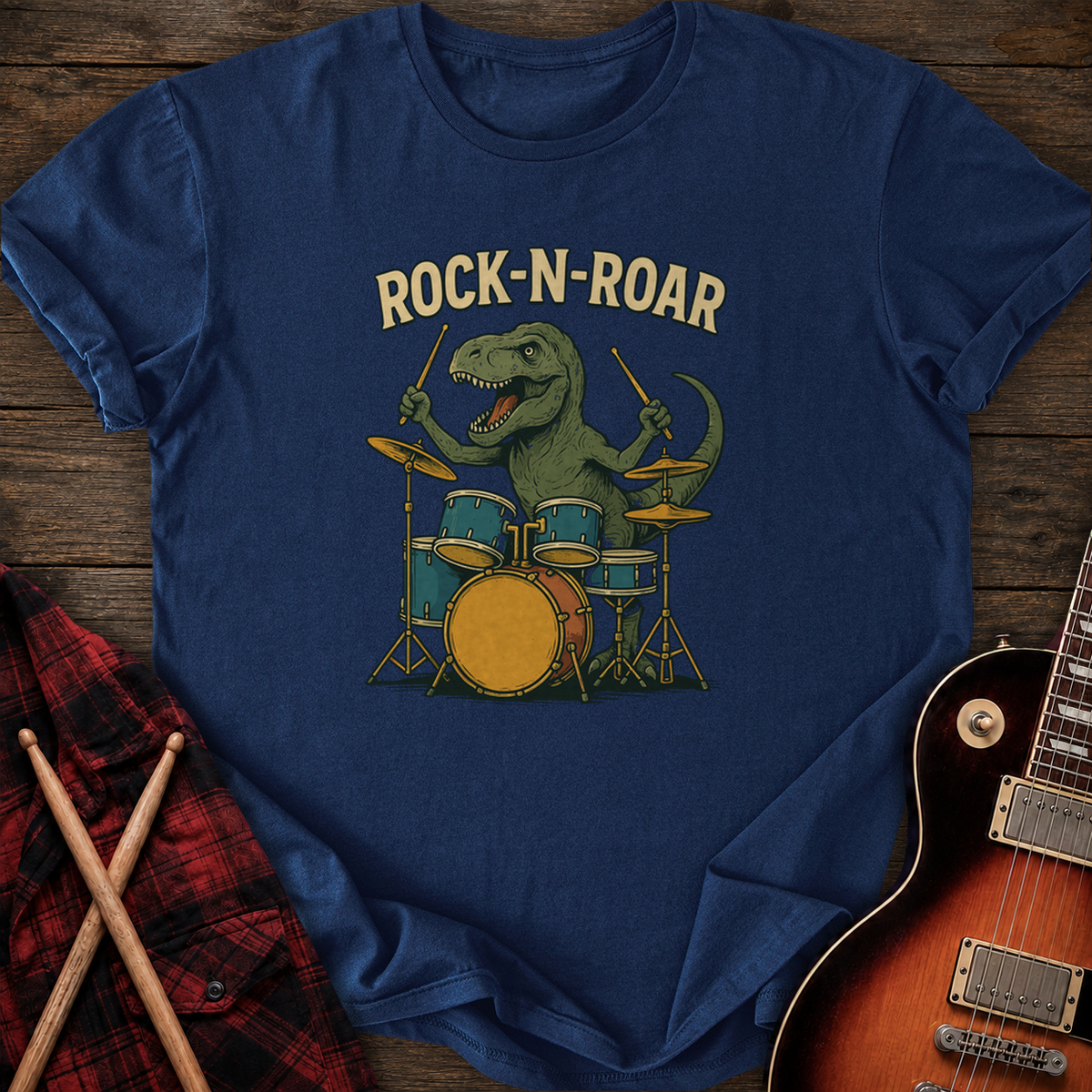 SOUNDOSE Rock-N-Roar T-Shirt — Navy t-shirt