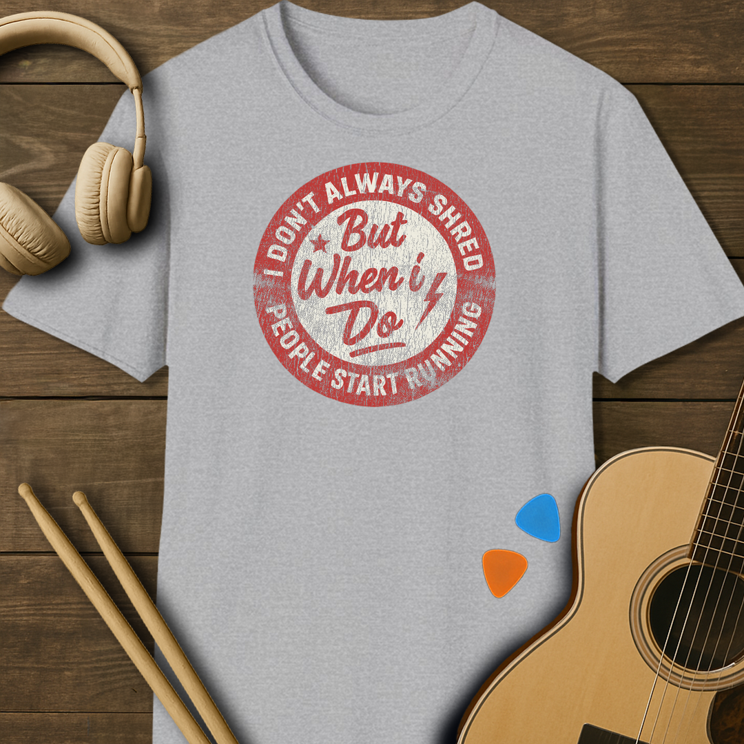 SOUNDOSE Shread T-Shirt — Sport Grey t-shirt