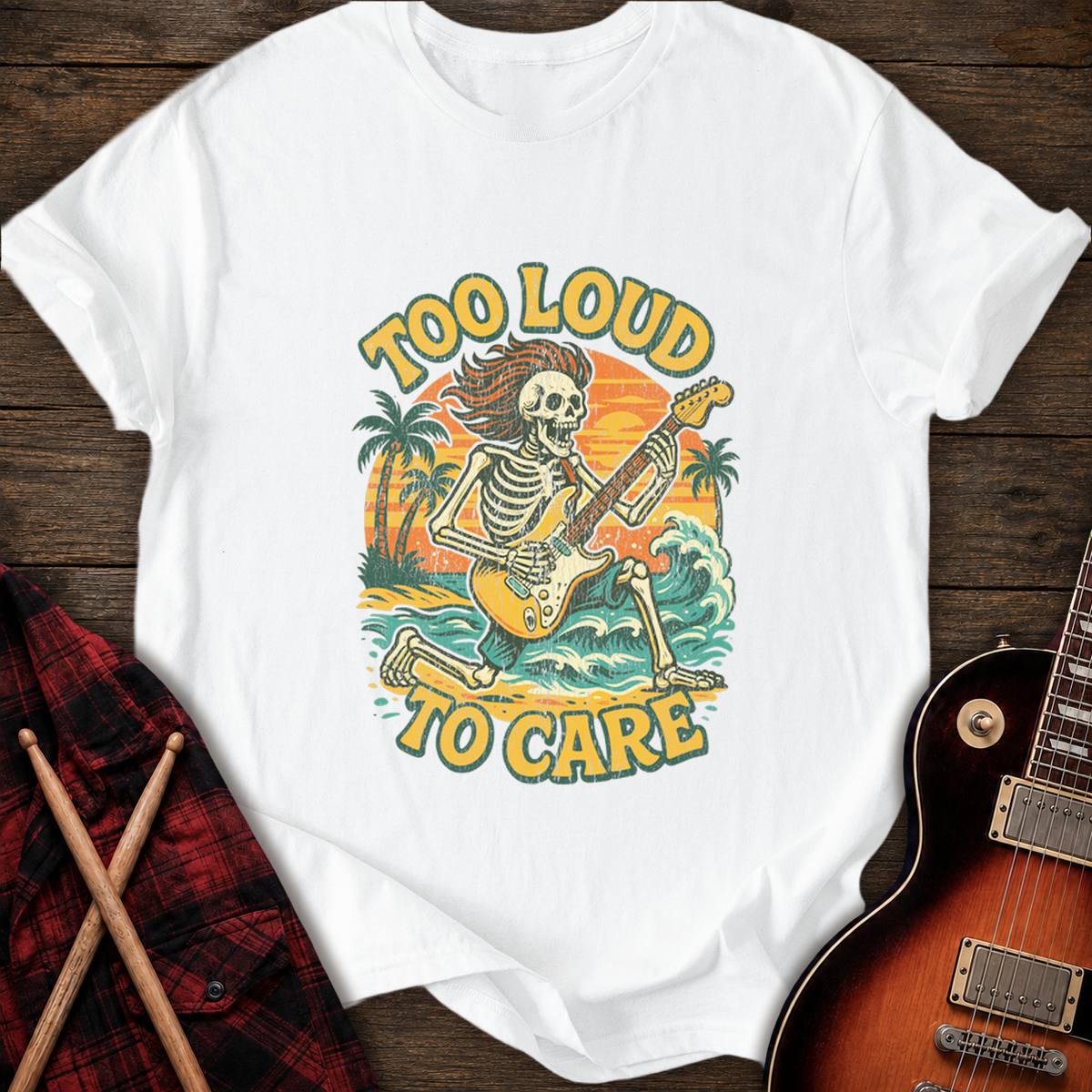 SOUNDOSE Too Loud T-Shirt — White t-shirt