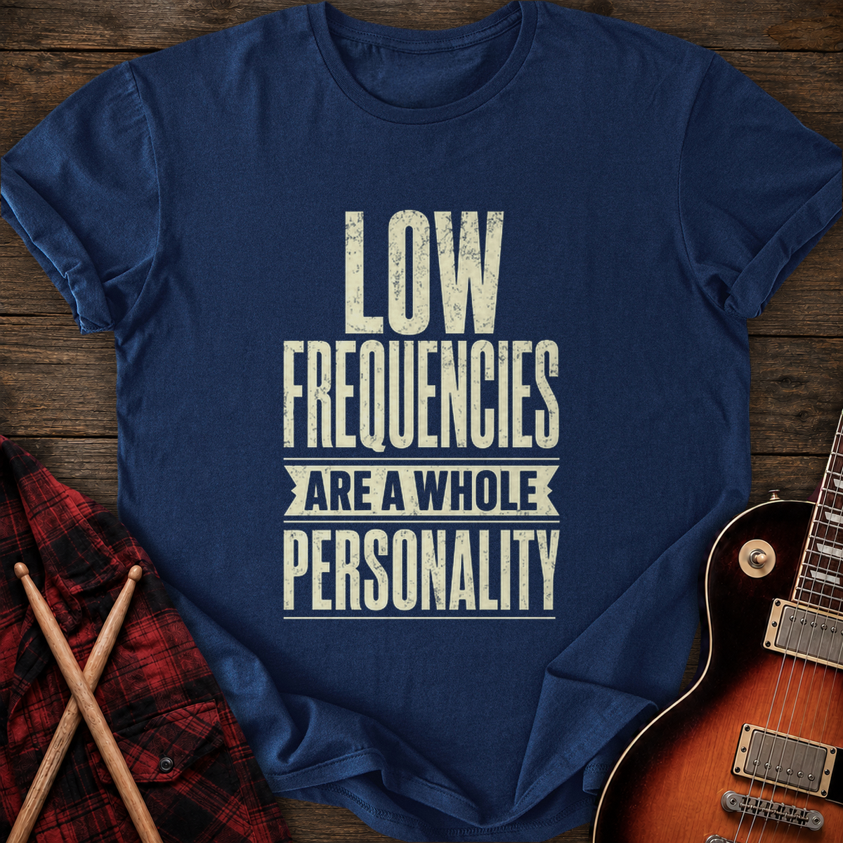 SOUNDOSE Whole Personality T-Shirt — Navy t-shirt