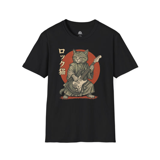 Cat Rock T-Shirt — Black