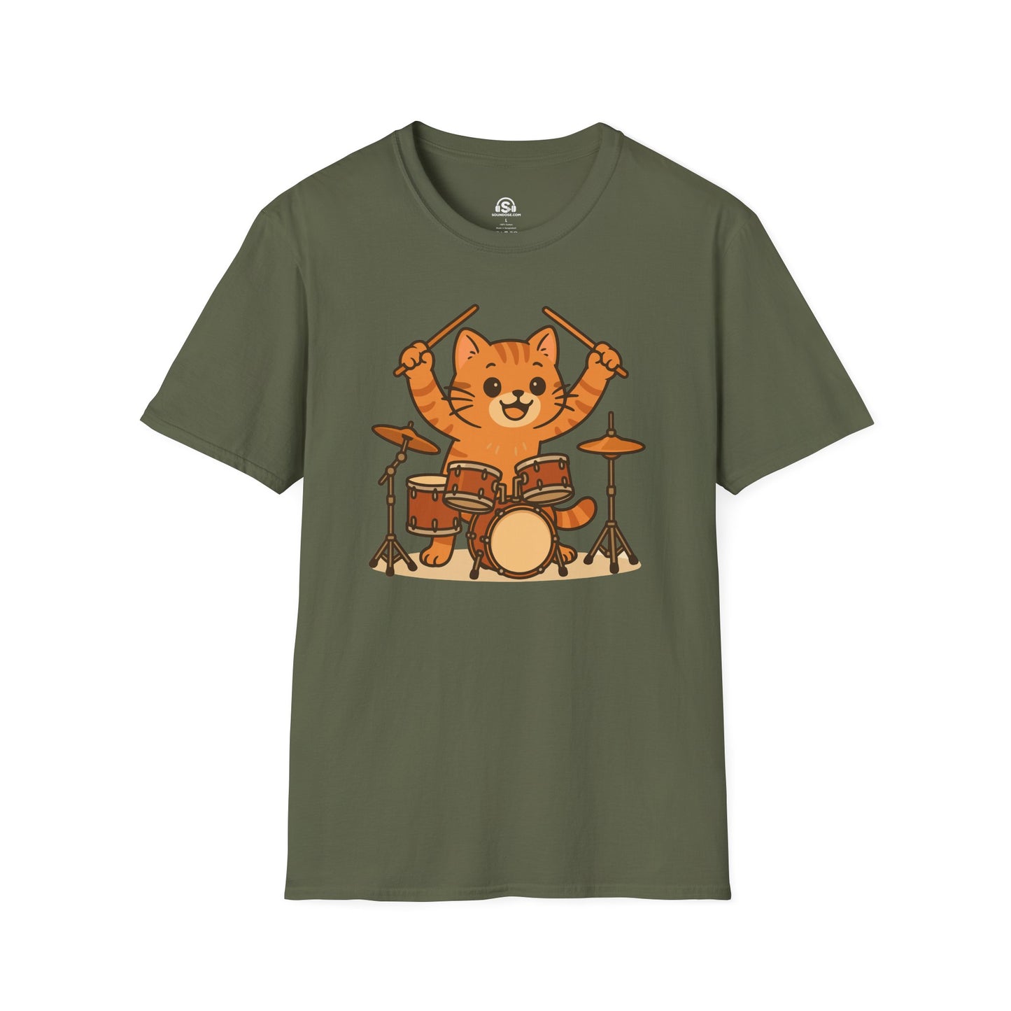 Drum Cat T-shirt
