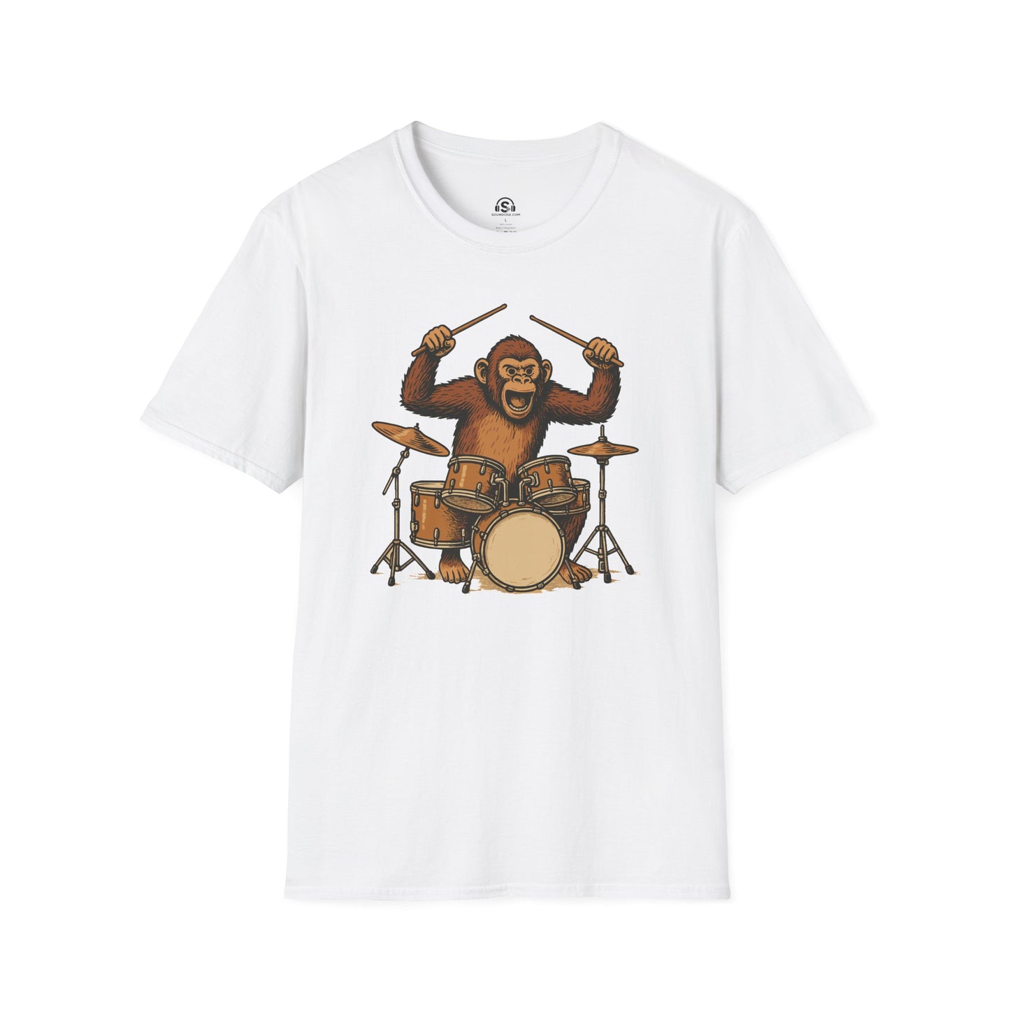 Monkey Drummer T-Shirt