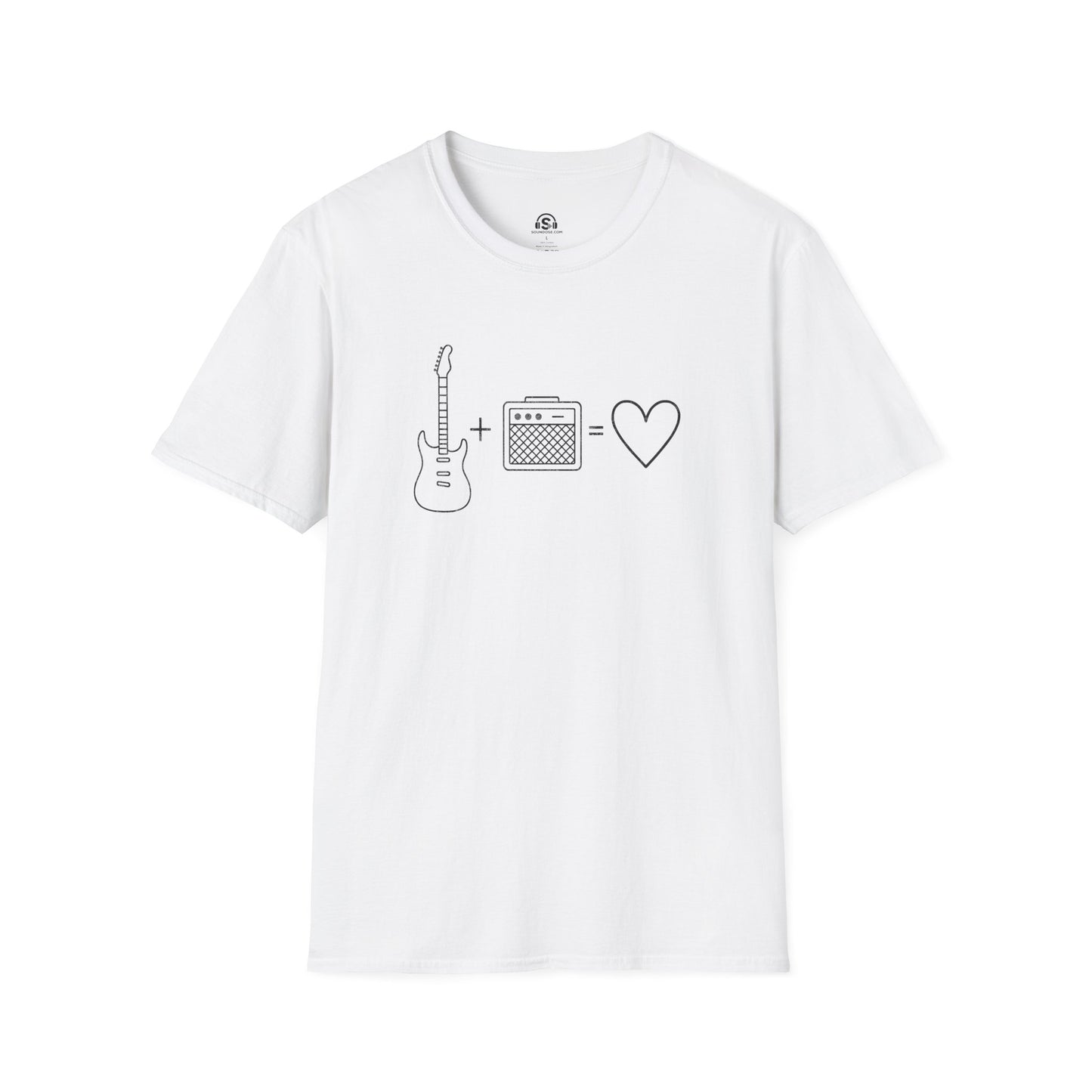 Electric Love T-Shirt – White front view
