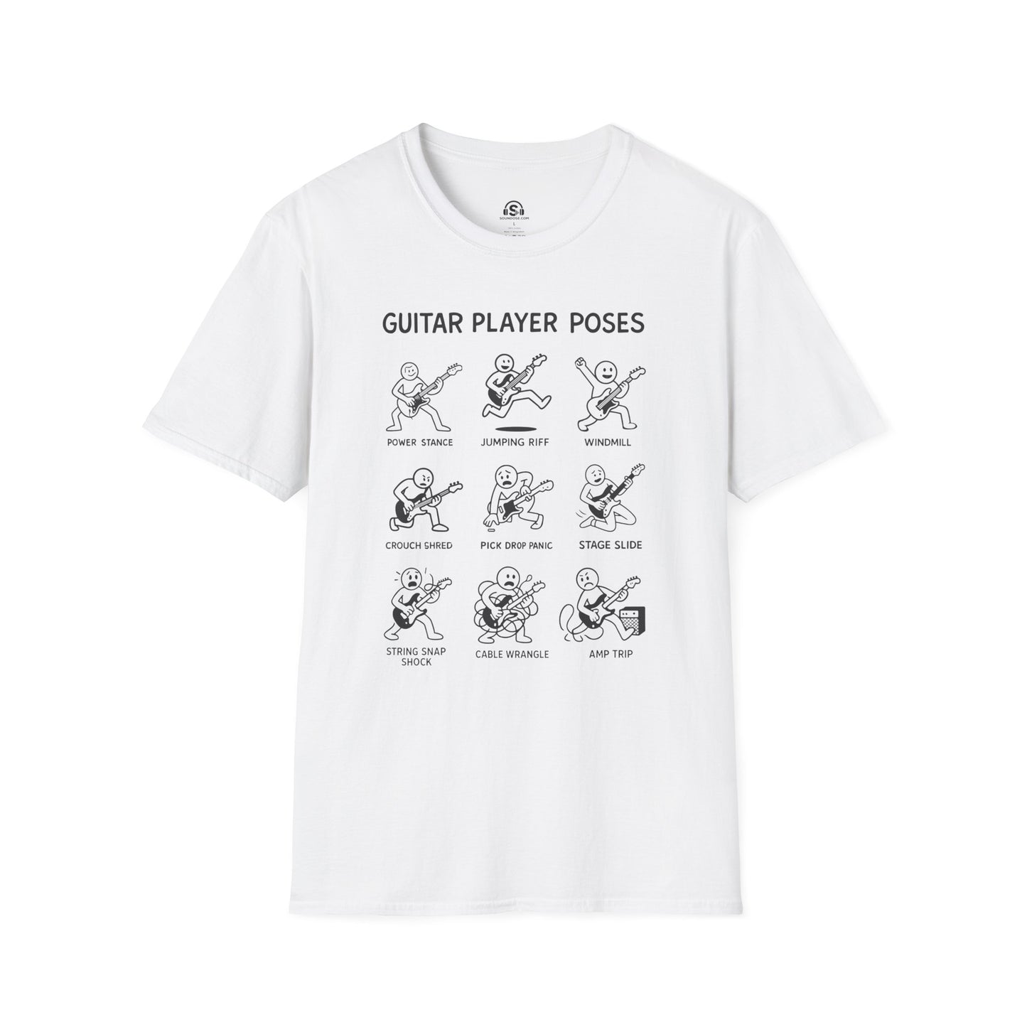 Player Poses T-Shirt – White front view