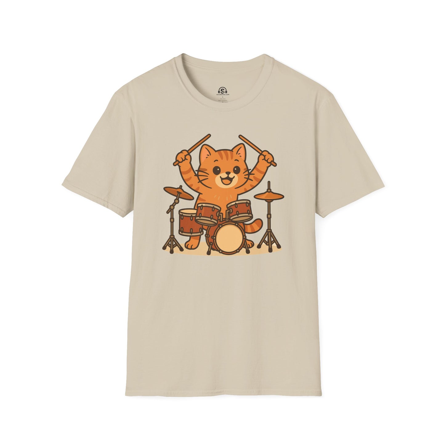 Drum Cat T-shirt