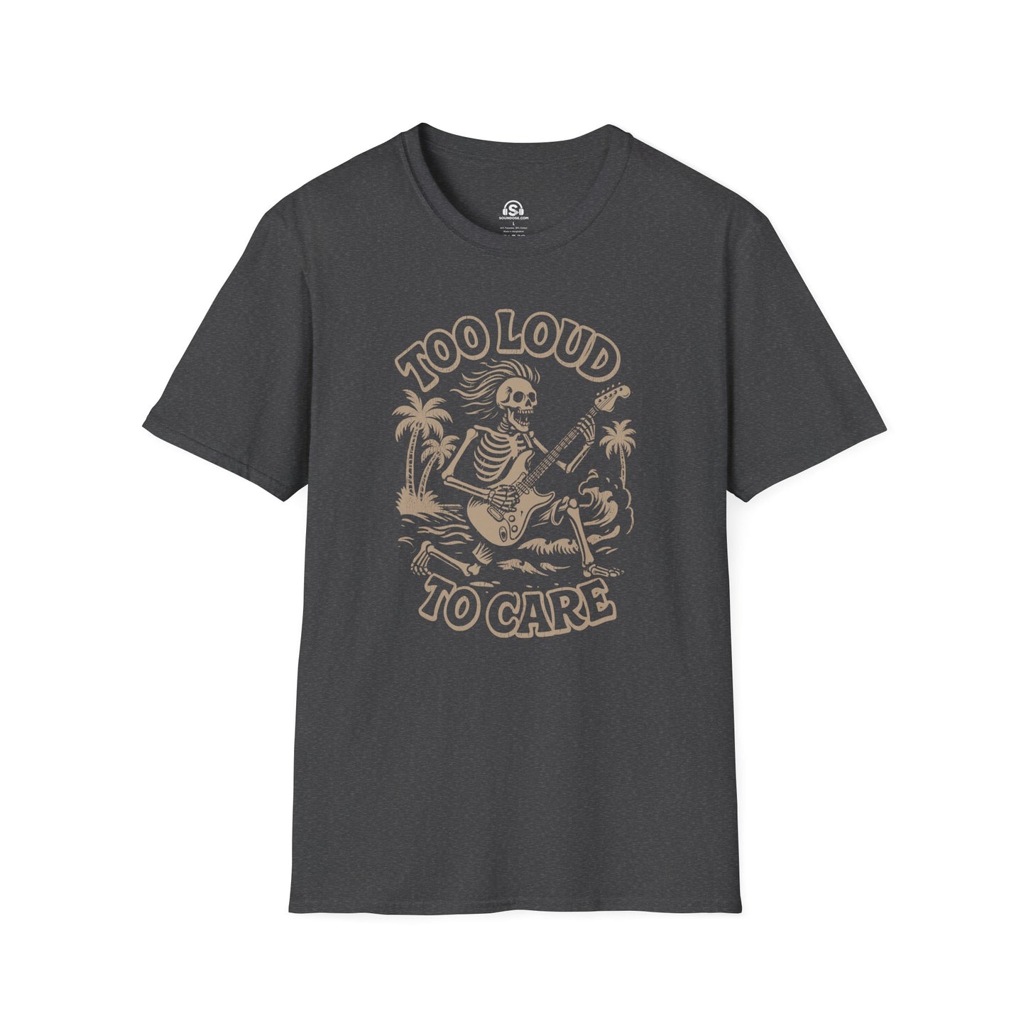 Loud Summer T-Shirt – Dark Heather front view