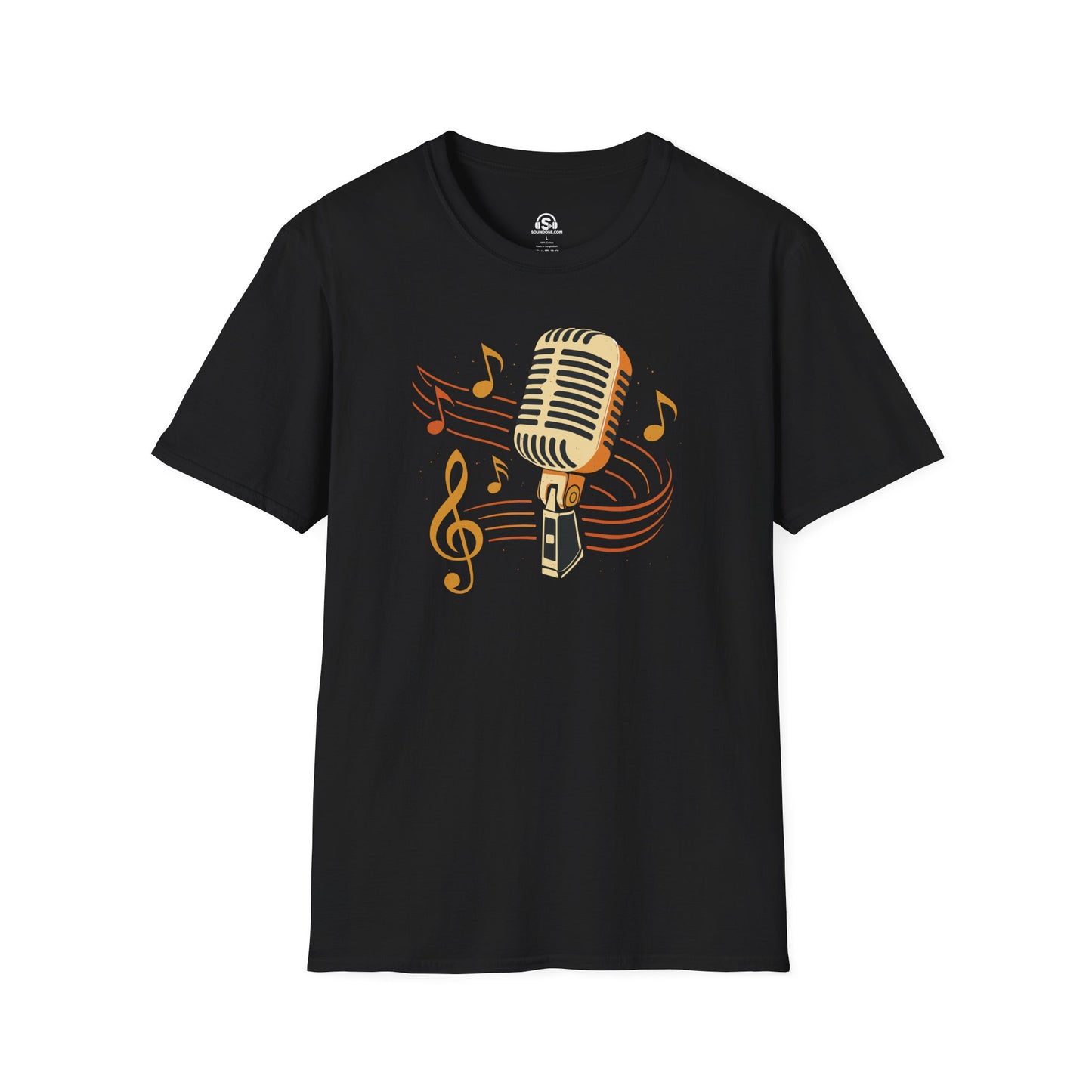 Retro Microphone T-Shirt