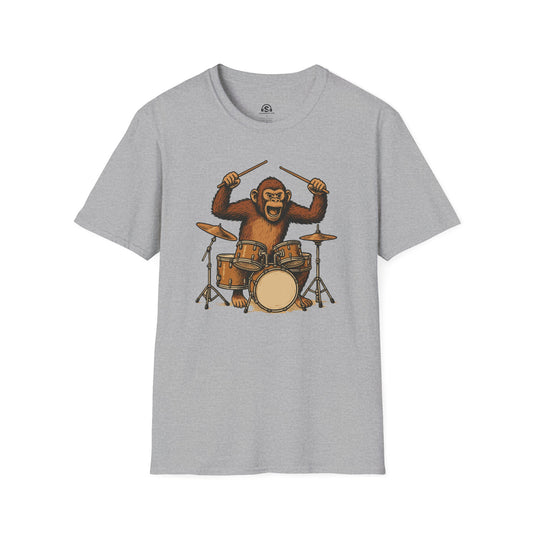Monkey Drummer T-Shirt