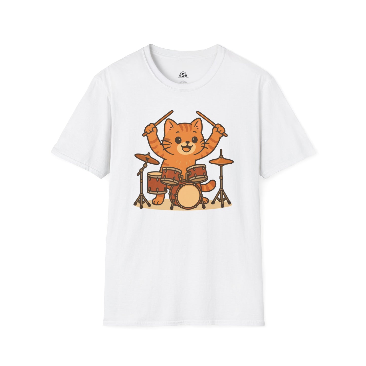 Drum Cat T-shirt