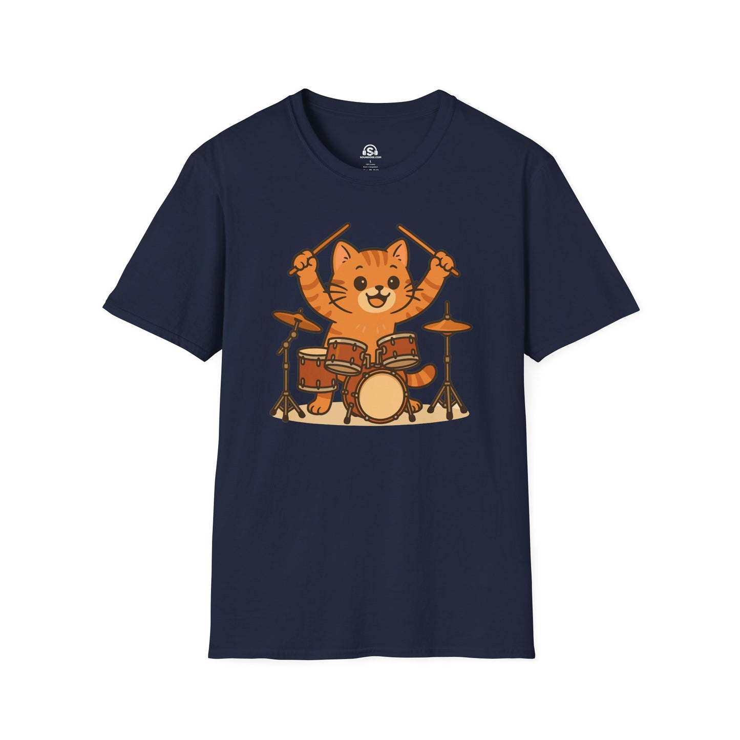 Drum Cat T-shirt