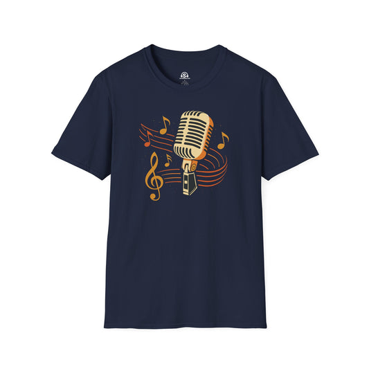 Retro Microphone T-Shirt