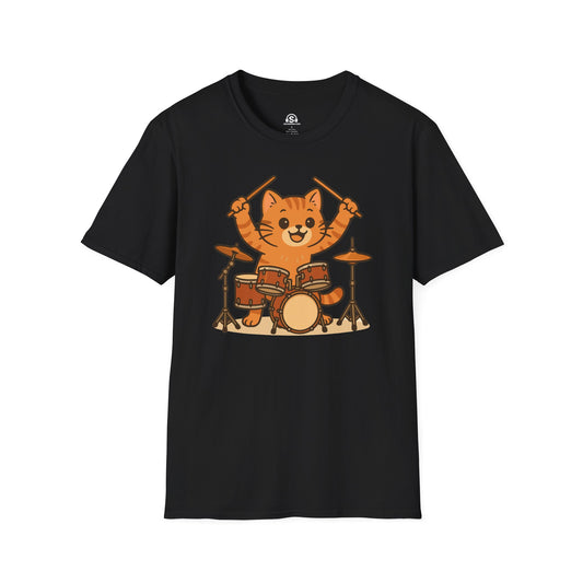 Drum Cat T-shirt
