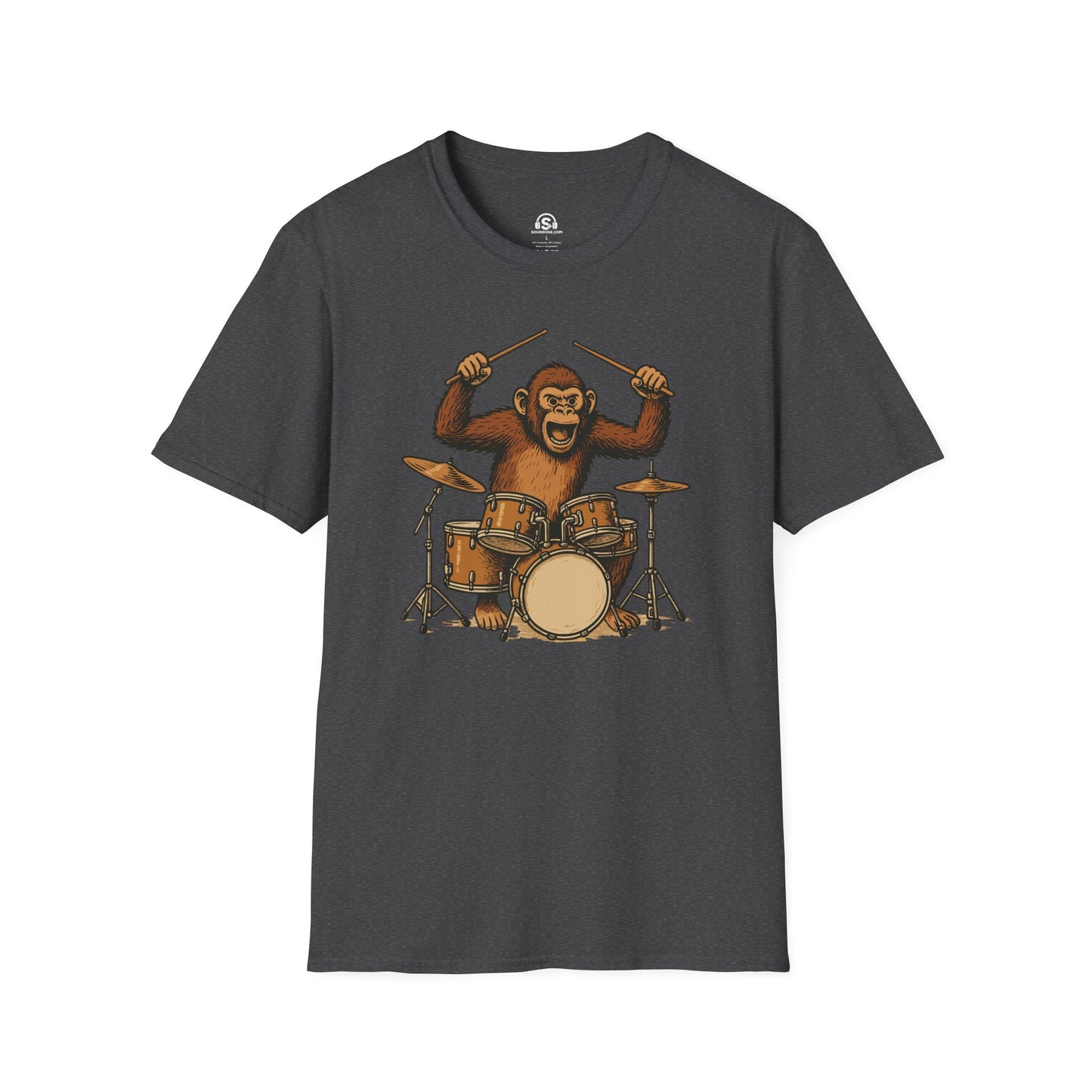 Monkey Drummer T-Shirt