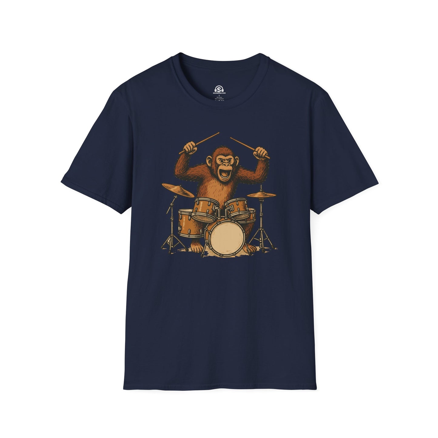 Monkey Drummer T-Shirt