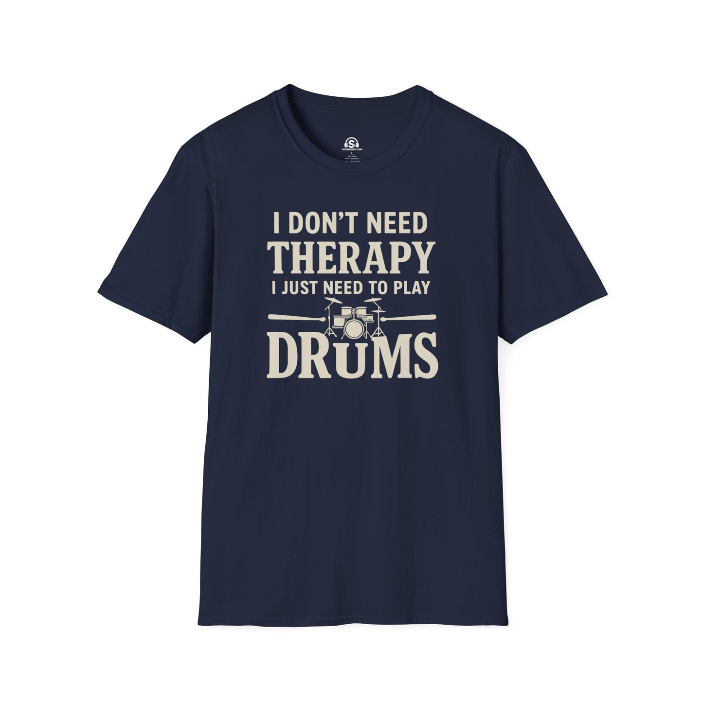 Therapy T-Shirt – Navy front view