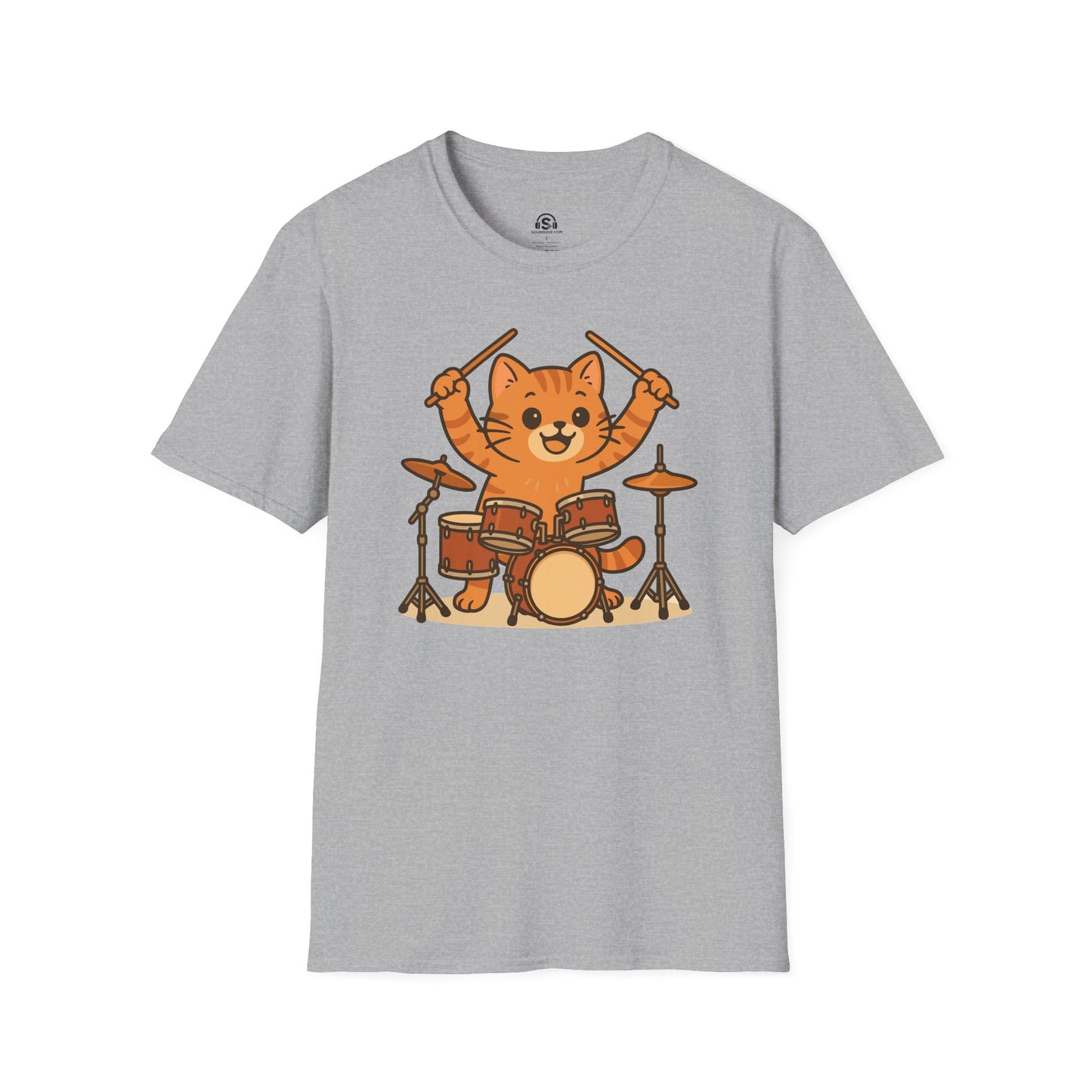Drum Cat T-shirt