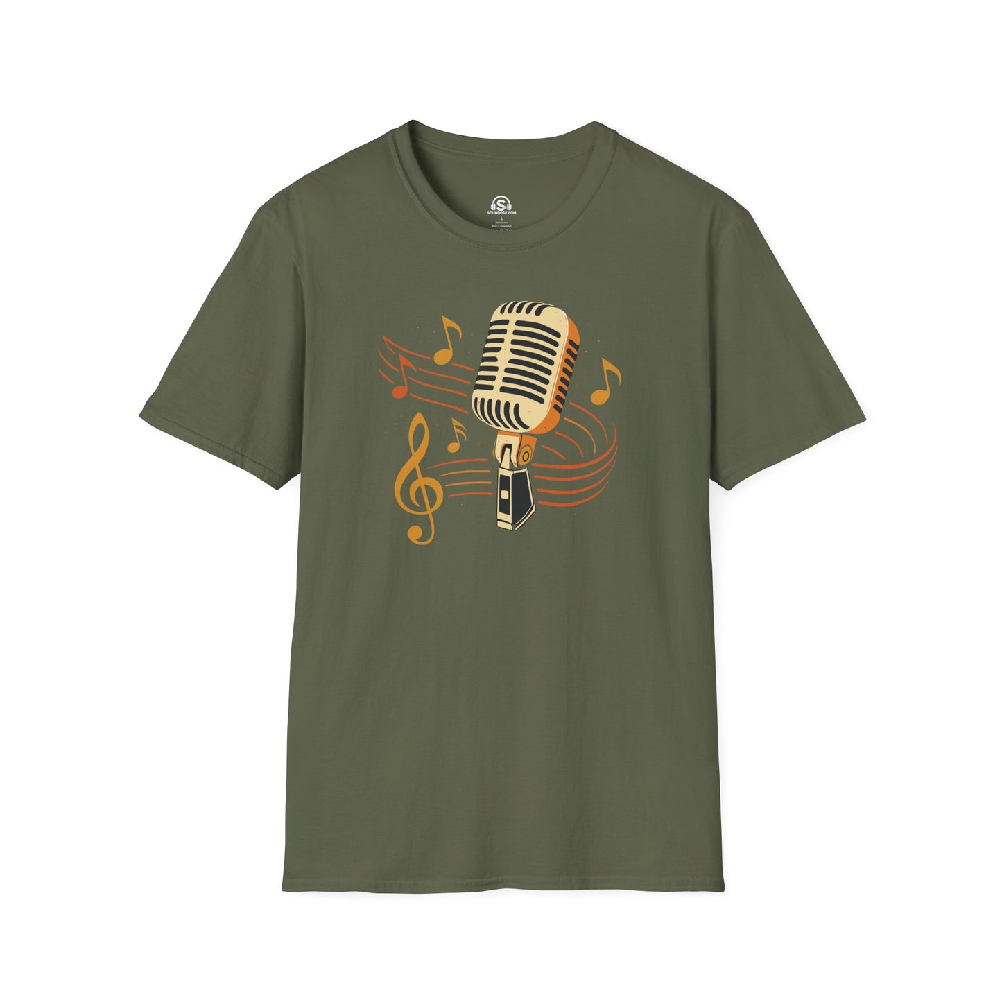 Retro Microphone T-Shirt