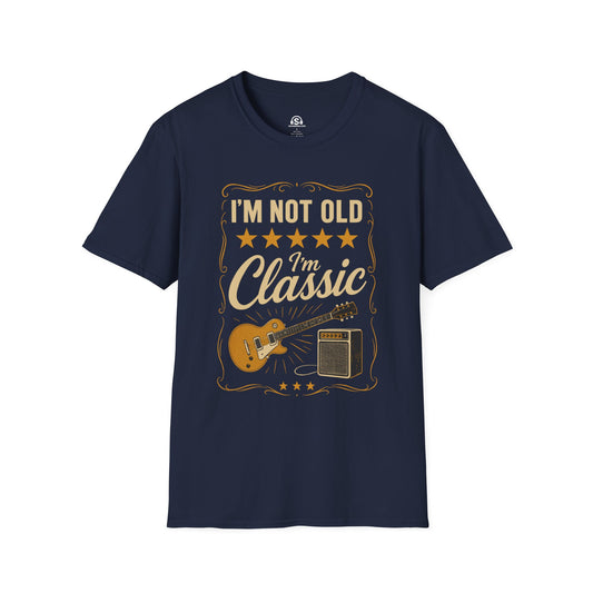 Not Old T-Shirt in Navy. "I'm not old. I'm classic."
