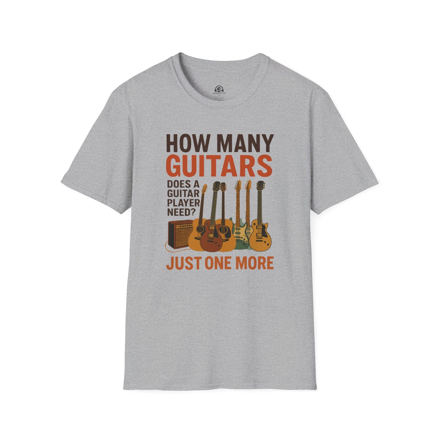 How Many T-Shirt – Sport Grey front view