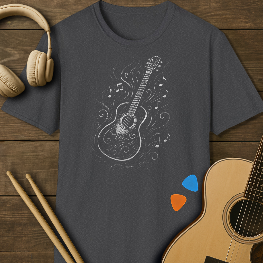SOUNDOSE Acoustic Vibes T-Shirt — Dark Heather t-shirt