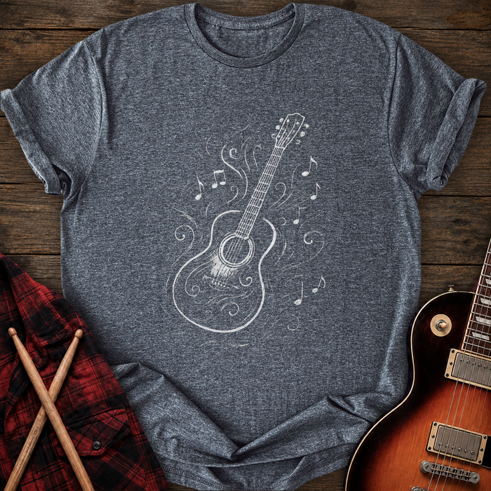 SOUNDOSE Acoustic Vibes T-Shirt — Dark Heather t-shirt