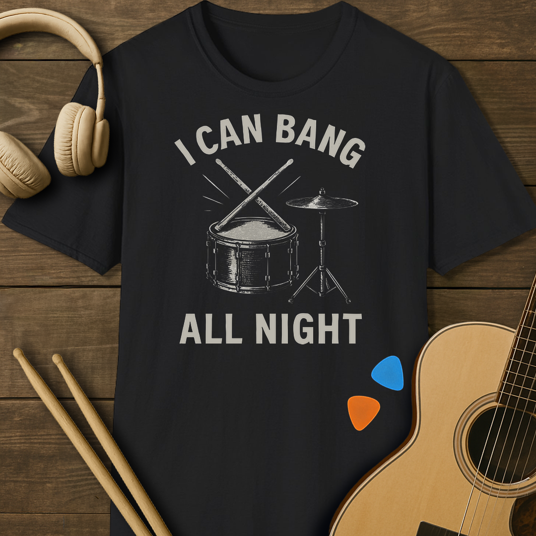 SOUNDOSE All Night T-Shirt — Black t-shirt
