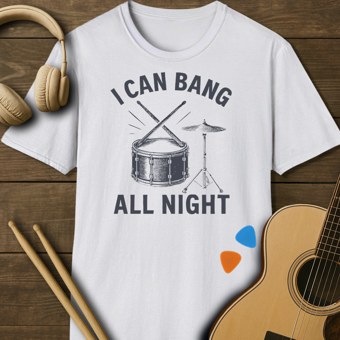 SOUNDOSE All Night T-Shirt — White t-shirt