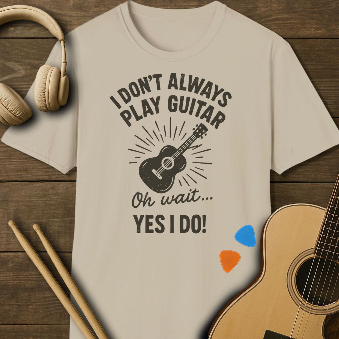 SOUNDOSE Always Guitar T-Shirt — Sand t-shirt