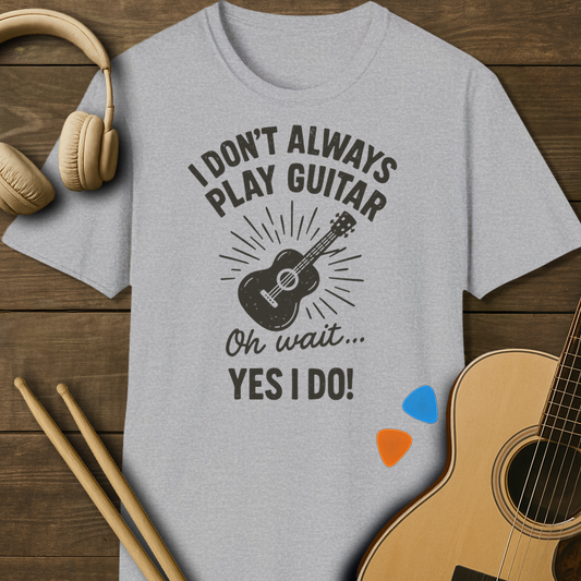 SOUNDOSE Always Guitar T-Shirt — Sport Grey t-shirt