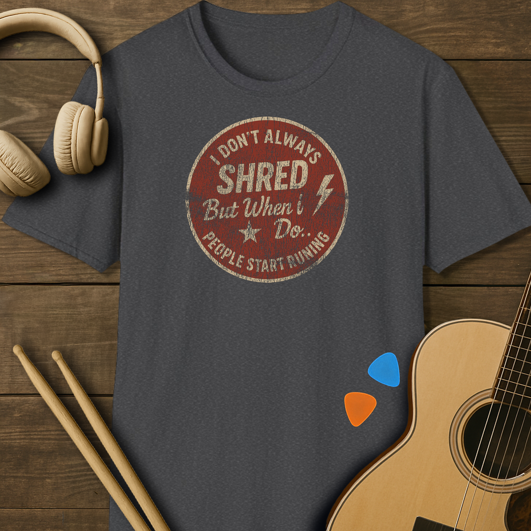 SOUNDOSE Always Shread T-Shirt — Dark Heather t-shirt