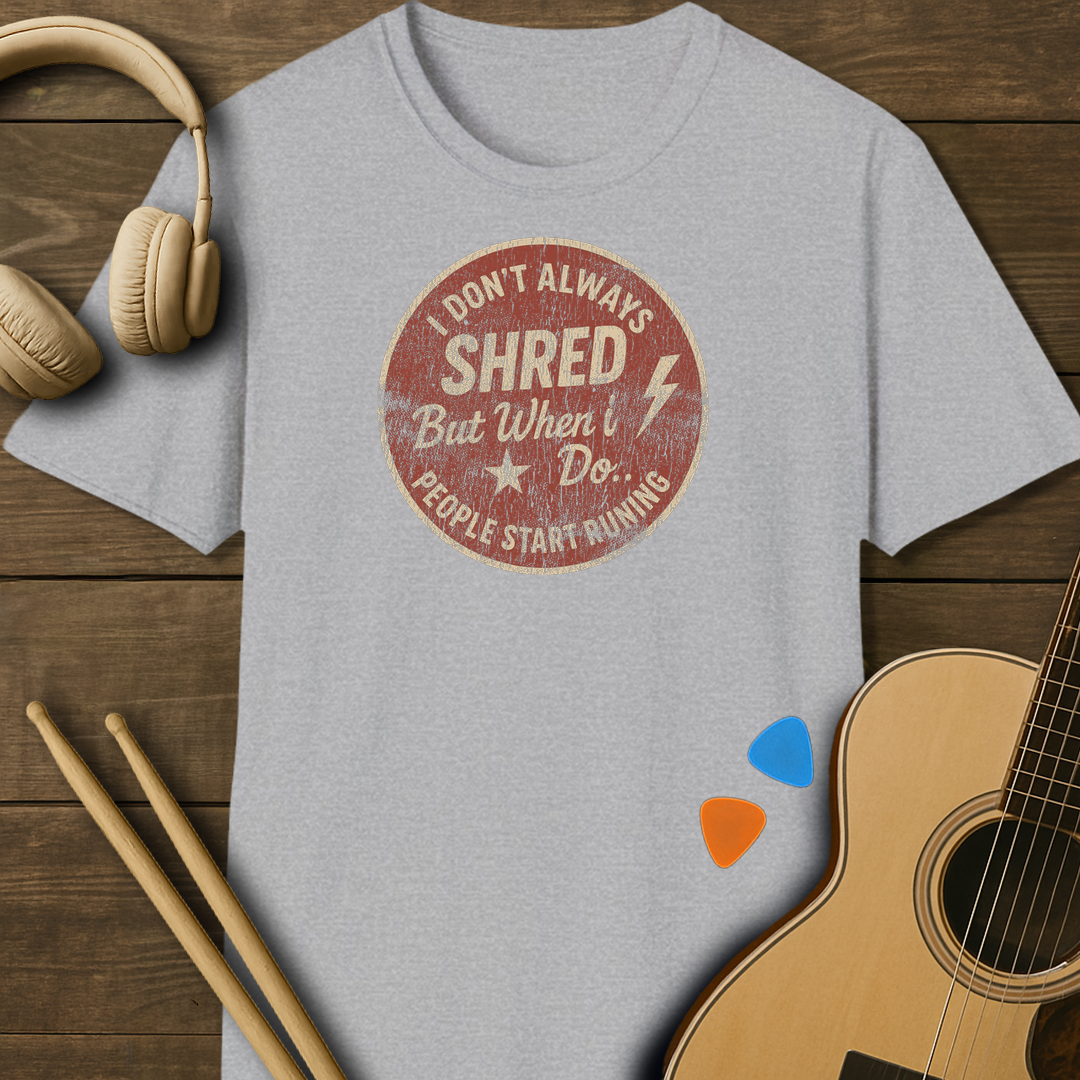 SOUNDOSE Always Shread T-Shirt — Sport Grey t-shirt